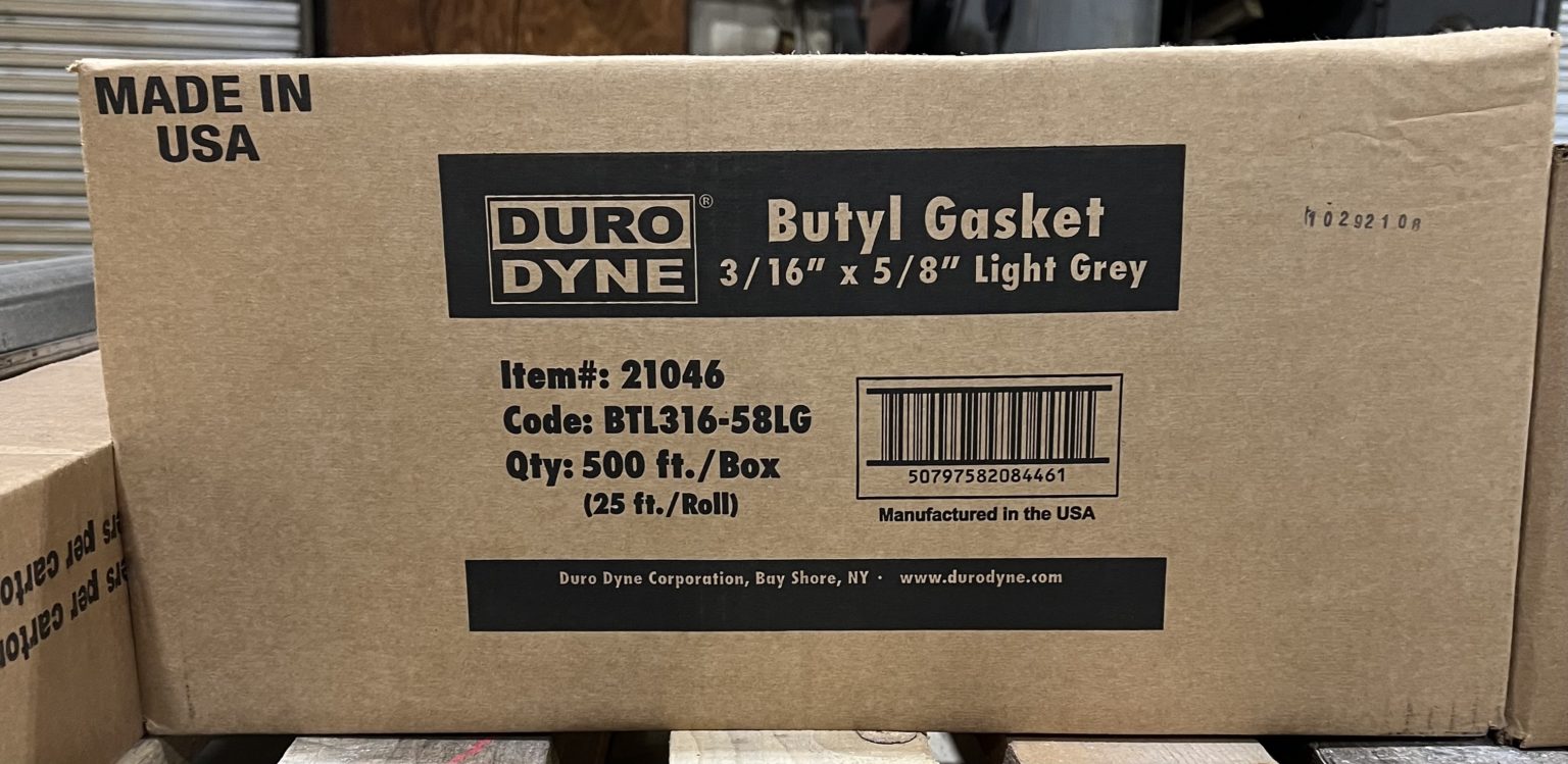 Duro Dyne Butyl Gasketing – Conklin Metal Industries